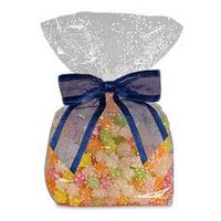 Arabesque Bow On A Wire - 1 1/2" X 4 1/2" - Navy Blue- 12ea