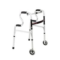 SHUTAO Foldable Double H Rod with Wheels Walker with 1PC Bag