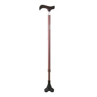 DR. CANE All-Terrain Adjustable Telescopic Cane W/ Cushioning System - Lightweight Walking Stick for Women - Sparkling Diamond with Beech Wood Handle Walking Cane