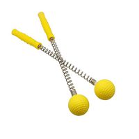Massager Ball Hammer(2-Pack) SinLoon Hammer Stick Manual Beat Golf Ball Massager Back Shoulder Massage Full Body Reduce Fatigue Pain（Yellow)