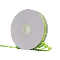 Ribbon-King Wired Ribbon Great for Gift Wrapping, Party Decoration - 5/8" x 20 Yards (Green/White Stripes)