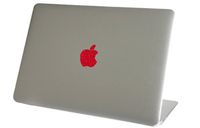 Red Sparkles Macbook Air Logo Color Changer Vinyl Sticker Decal Mac Laptop Shiny Sparkly Glitter