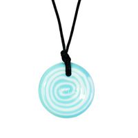 Disc Pendant - Whirlpool - Chew Necklace for Sensory, Oral Motor, Anxiety, Autism, ADHD