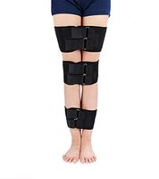 HETAO Knock Knees Bow Legs Corrector Band,Recovery Beauty Straightening Leg O X Leg Belt Fixer Three Straps Comfortable Breathable Material Black More Comfortable,L