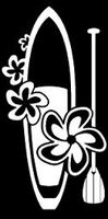 Paddleboard Hawaii Vinyl Car/Laptop/Window/Wall Decal