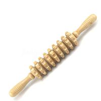 KOZOREN Wood Massager Roller Handheld Cellulite Blasters Massage Trigger Point Stick Body Therapy Massager Muscle Relief Tool, 01