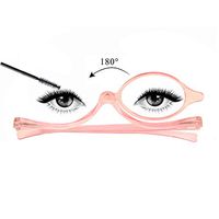 OCCI CHIARI Eye Make Up Reading Glasses Women Magnifying Eyewear Rotatable Cosmetic Eyeglasses 100 125 150 175 200 225 250 275 300 350 400 500 600(Pink 2.25)