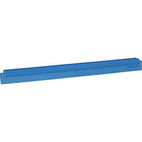 Vikan 77333 Rubber Double Hygienic Squeegee Replacement Blade, 20", Blue