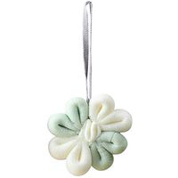 Meidexian888 Cute Bath Ball,Dual-use Thick Pouf Mesh Ball Strong Decontamination Massage Exfoliating Premium Scrubber (green)