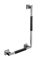 Emco 357021206 Offset Handle System 2 90 Degrees Left with Anti-Slip Casing Chrome/Black