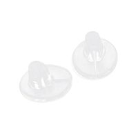 Artibetter Clear Gel Thong Sandal Spreader Flip Flop Gel Toe Guards Antislip Shoes Grip Pads