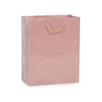 BonBon Paper Premium Luxe Glossy Medium Gift Bags (Rose Gold)