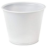 SOLO P550N Plastic Souffle Portion Cups, 5 1/2 oz, Translucent, 250/Bag