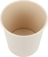 Bioheroes Pulp Soup Tub 16 Ounce | Biodegradable Disposable Plastic Pla Bamboo Tub | Eco Friendly Perfect For Restaurants, Traveling, Parties or More, Pack of 25