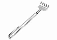 Jieson Scratch Itch Stainless Telescopic Portable Extendable Handy Pocket Pen Clip Back Scratcher Perfect Gift to You (Silver)