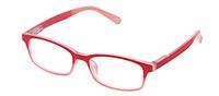 Peepers by PeeperSpecs womens Style Twenty-One Rectangular Reading Glasses, Pink/Red, 51 mm, +1.75
