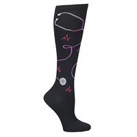 Nurse Mates Women's 12-14Mmhg Graduated Compression Sock Stethoscope