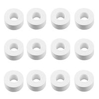 Disposable Collar Protector Sweat Pads - White Collar Self-Adhesive Neck Liner Pads Feel Fresh & Dry All Day, Invisible Protection Hats (12 Pcs) (🖤 B)