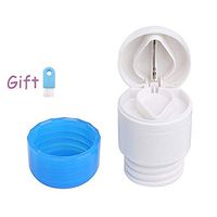 HuaZo Pill Cutter│Pill Crusher, Easy to Use Safety Multifunction Pill Crusher Cutter Splitter Grinder, Tablet Cutter with Small Pill Box Container (Blue)