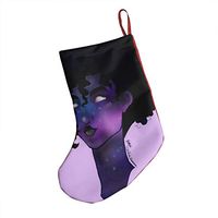 Galaxy Girl Art Hot Xmas Socks Hanging Decoration Candy Bag Party Holiday Christmas Santa Claus Home Decor Gift