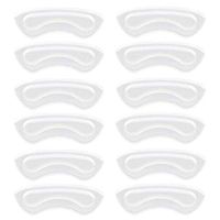 Heel Cushion Inserts Heel Grips Heel Pads - Reusable Self-Adhesive Shoe Inserts Liners for Men and Women's Loose Shoes, Shoe Pads for Preventing Heel Slipping, Rubbing, 6 Pairs（Clear)