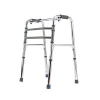 HYXQY-ZY Walker|Foldable Lightweight Aluminum Walking Frame|Adjustable Height|for Elderly and Disabled | Lightweight Non-Slip