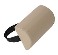 Half Lumbar Roll Firm With Strap Burgundy - 7" Dia. X 11"