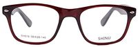 SHINU Customized Progressive Multifocal Computer Reading Glasses Women's Frame-M010(C3,0/250)