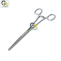 G.S LOT OF 3 PCS STAINLESS STEEL ROCHESTER PEAN HEMOSTAT FORCEPS 8" STRAIGHT ECONOMY GRADE