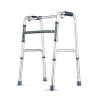 XHRHao Foldable Walker 8 Adjustable Height Levels(75-93cm) Rollator Lightweight with Shower Chair Fuction Waterproof Made of Aluminum Alloy Portable Walk Assist for Elderly Silver
