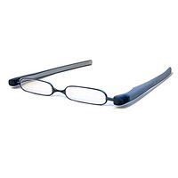 Mod Pod® Folding Reading Glasses - Opthalmic Quality - Super Thin, 2.50, Blue