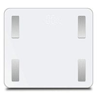 Lfsp Precision Bathroom Scales Fat Scale Intelligent Analysis of Body Composition Scales, Digital Scales Scales Bluetooth (Color : White)