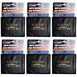 6 Pc Auto Car Truck Registration Insurance Document Holder Wallet Black Case ID