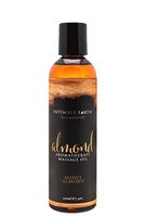 Intimate Earth Massage Oil, Almond, 4 Ounce