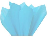 Flexicore Packaging |Light Blue Gift Wrap Tissue Paper | Size: 15 Inch X 20 Inch | Count: 10 Sheets | Color: Light Blue | DIY Craft, Art, Wrapping, Crepe, Decorations, Pom Pom, Packing & Party
