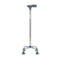 III- Elderly Crutches Four-Leg Crutches Walking Sticks The Elderly Canes Non-Slip Aluminum Alloy Walking Aid Telescopic Corners Walking Stick