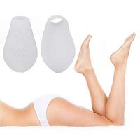 Xiton 1Pair Relief Pain Toe Separators Silicone Gel Bunion Corrector Small Toe Straightener With 2 Loops Straightener Seperators Toe Spreader Adjustable Toe Protector Friction Pain Relief