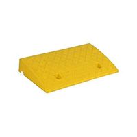 Car Threshold Ramp, 7-13cm Wheelchair Upslope Mat, Non-Slip Curb Hotel Supermarket Hospital Service Ramp Home Bicycle Triangle Pad (Size: 50 27 7cm) (Color : Yellow, Size : 502711CM)