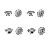 3 Pairs Transparent Silicone Eyeglasses Nose Pads - Clasp Type Super Soft Non Slip Nose Pads #16