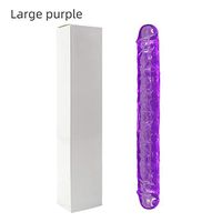 LuJoe 13 inch Double-Headed Simu-Lation Large P'en-NIS- Large Purple