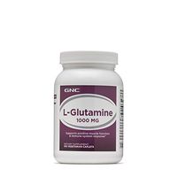 GNC L-Glutamine 1000mg, 100 Caplets, Supports Positive Muscle Function and Immune System Response