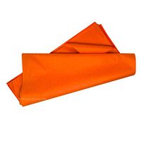Flexicore Packaging Orange Gift Wrap Tissue Paper Size: 20 Inch X 30 Inch | Count: 48 Sheets | Color: Orange