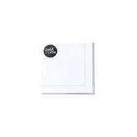 Sophistiplate 08Qca3 Classic Disposable 3-Ply Paper Dinner Napkins, Silver (Pack of 60)