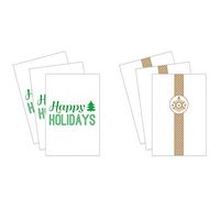 Bundle of 6 Christmas Gifting Boxes, Holiday Clothes Gift Packaging with Foil Finishes. 2 Box Designs