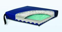 Gel Convoluted Foam Cushion 18 x 16 x 3 Navy