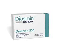 Dulàc - Diosmin Expert - Omniven 500 - Hemorrhoid and Microcirculation - Diosmin (450mg), Hesperidin (50mg), Red Vine, Butcher's Broom, Horse Chestnut