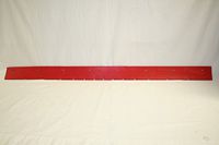 Tennant 60005 Red Slotted Front Squeegee for 527 Rider Scrubber
