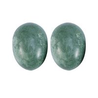 Artibetter 6pcs Natural Jade Yoni Egg Nephrite Jade Egg Pelvic Muscle Massage Exercise Balls for Women