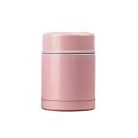 super1798 400ml Vacuum Heat Preservation Thermal Jug Portable Thermal Flask Jug Coffee Soup Jar Water Cup Bottle Gift Pink
