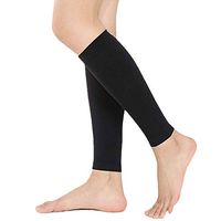 Ailaka Women & Men 20-30 mmHg Graduated Compression Calf Sleeves, Firm Support Footless Compression Socks for Varicose Veins, Shin Splints, Edema, Recovery, Maternity, Cycling, Running, Travel